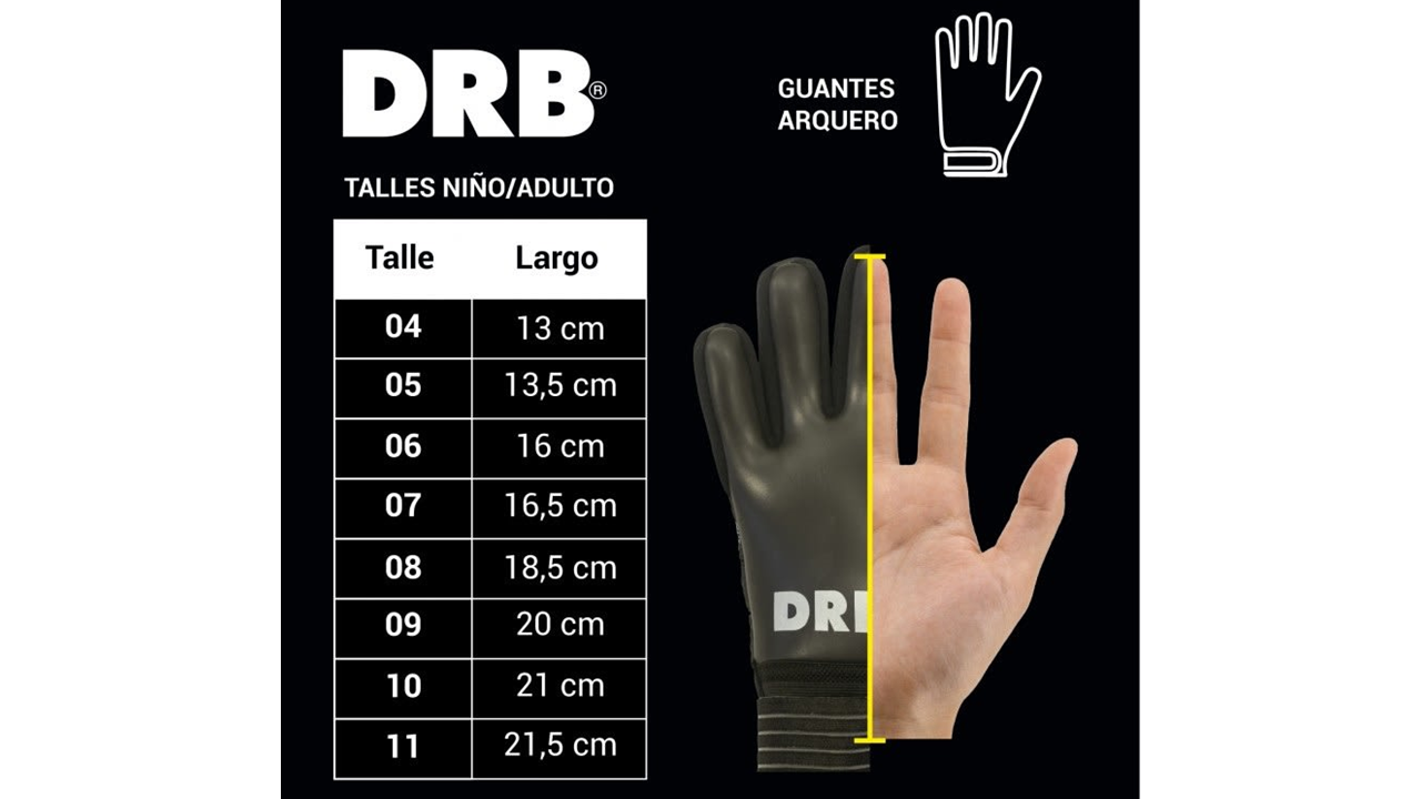 GUANTE ARQUERO DRB ROCKET - Imagen 2