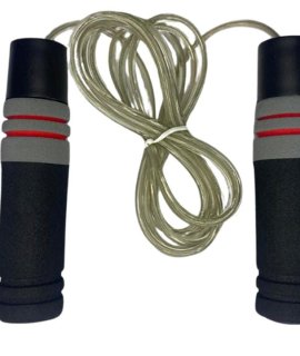 CUERDA DE SALTO CON PESO CABLE DE ACERO 3M