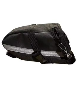 BOLSO SILLIN NEGRO CON REFLECTOR