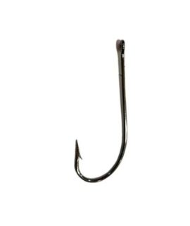 ANZUELO WORM ECLAW NEGRO SET 8U.
